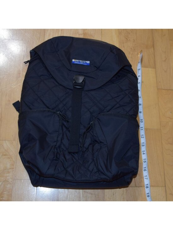 NEW Eddie Bauer Kinzie Quilted Rucksack Backpack Black Lightweight Travel main image 6